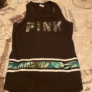 Sequenced PINK Sleeveless Shirt